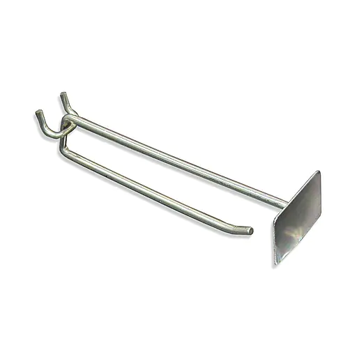 8\" Heavy Metal Scan Pegboard Hook